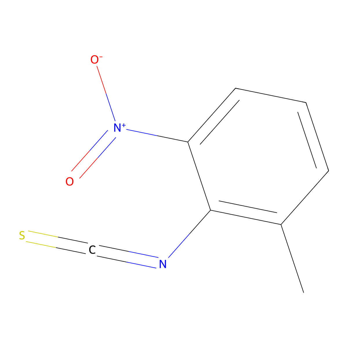 2-Methyl-6-nitrophenyl isothiocyanate molecular structure, CAS 1208076-34-9