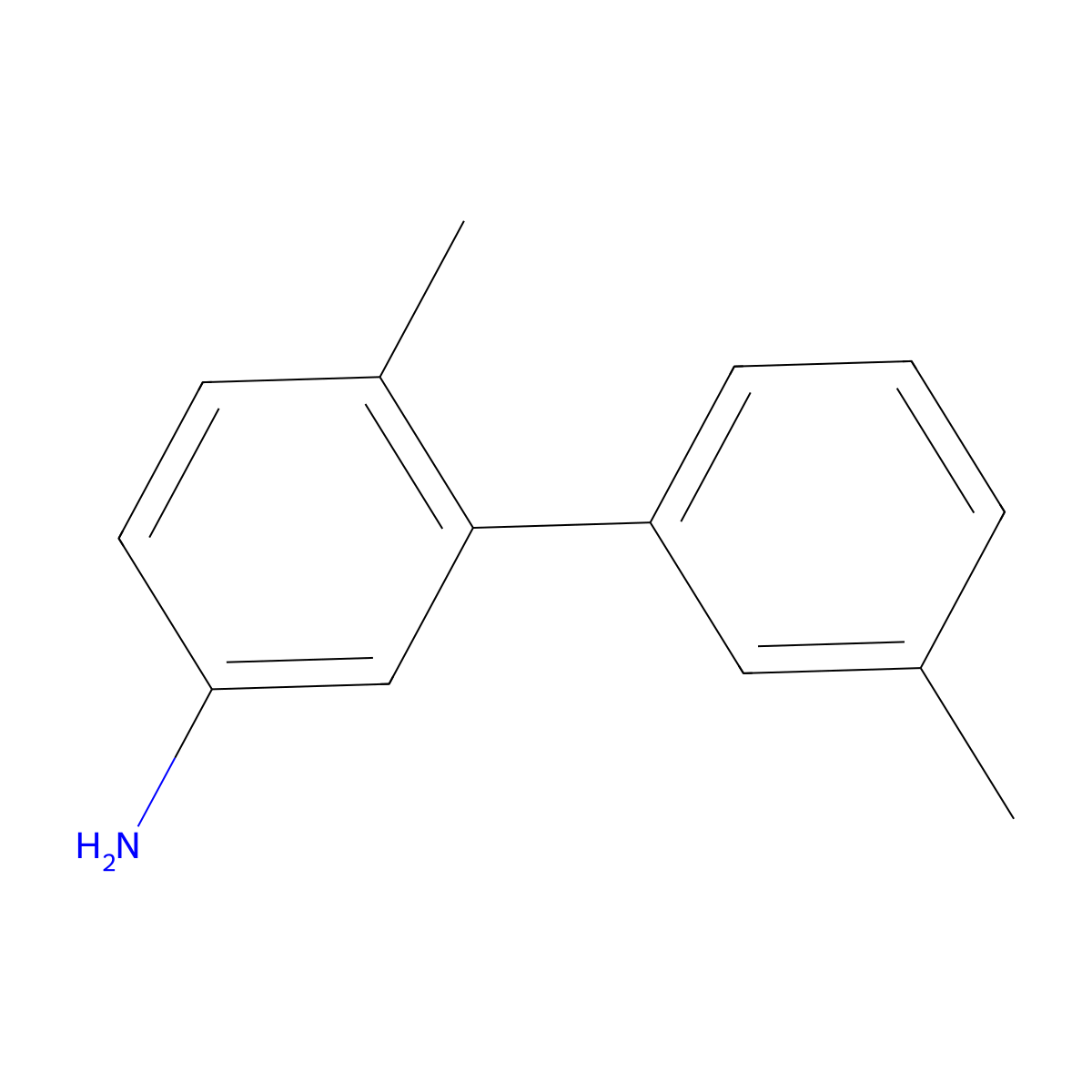 4-Methyl-3-(3-methylphenyl)aniline molecular structure, CAS 1208083-51-5