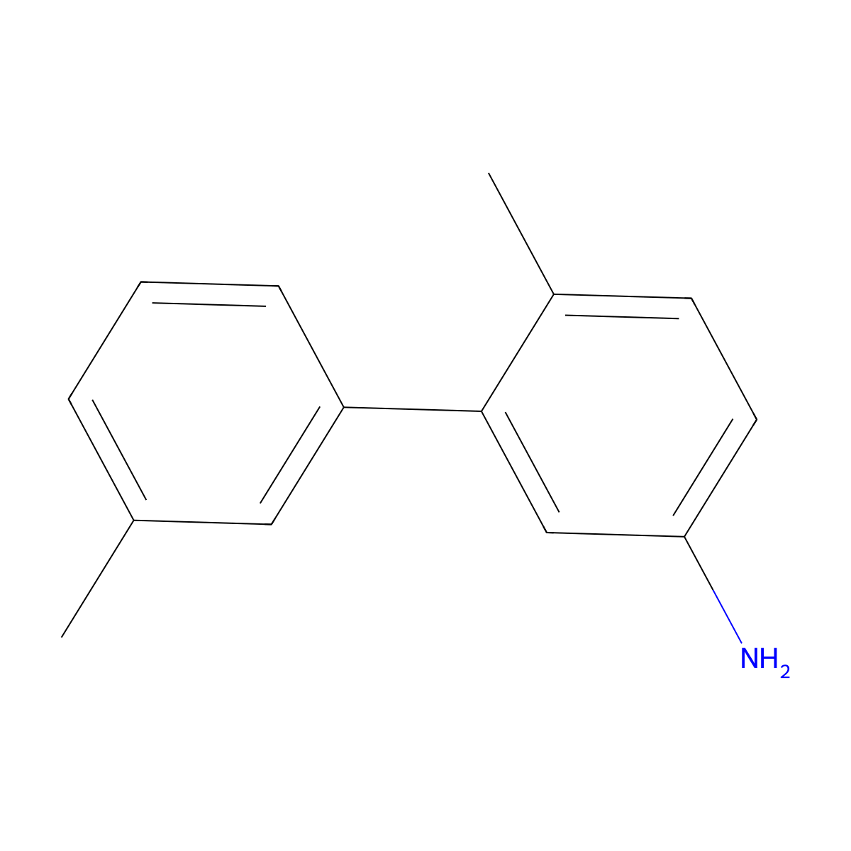 4-Methyl-3-(3-methylphenyl)aniline molecular structure, CAS 1208083-51-5