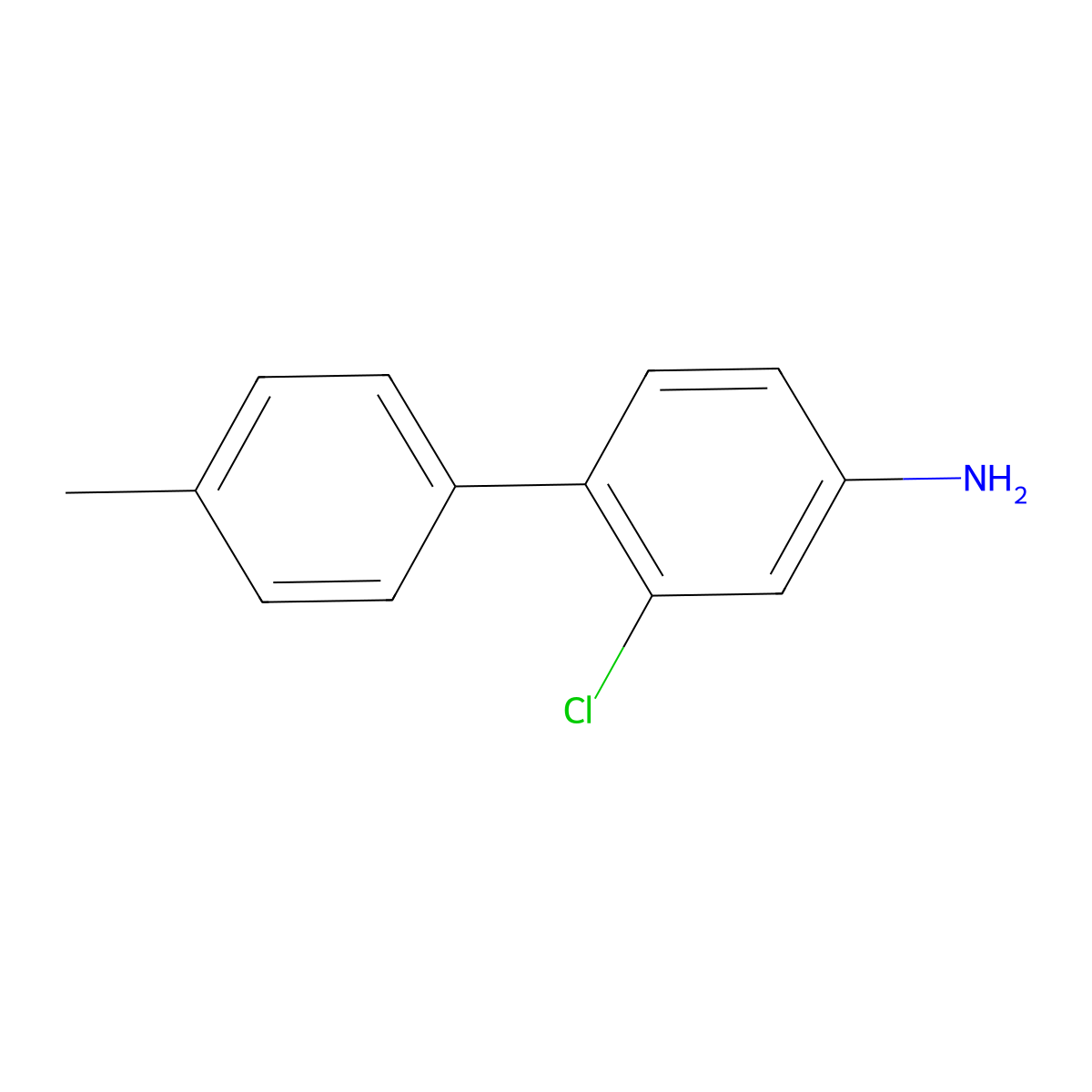 2-Chloro-4'-methyl-biphenyl-4-ylamine molecular structure, CAS 1208087-74-4