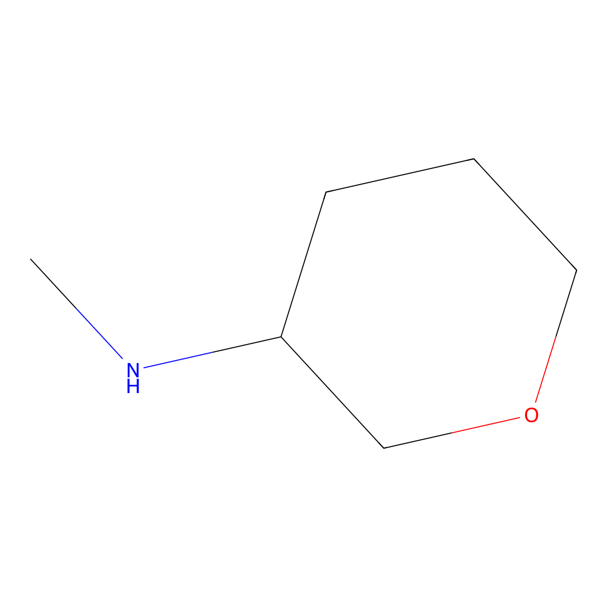 N-Methyloxan-3-amine molecular structure, CAS 120811-33-8