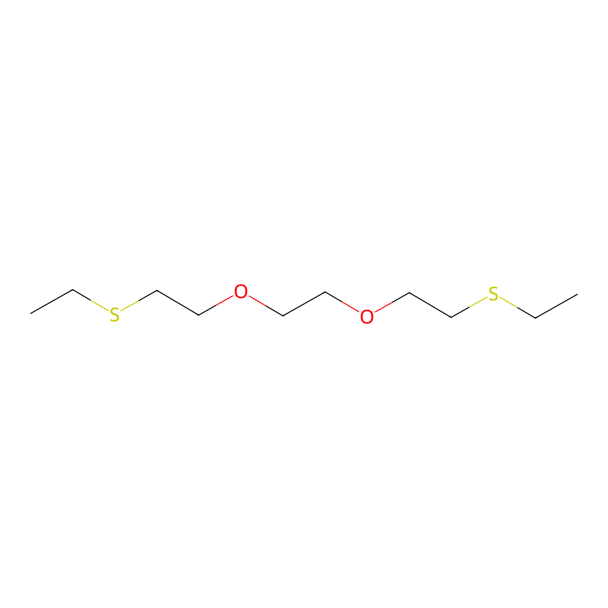 6,9-Dioxa-3,12-dithiatetradecane molecular structure, CAS 120813-94-7