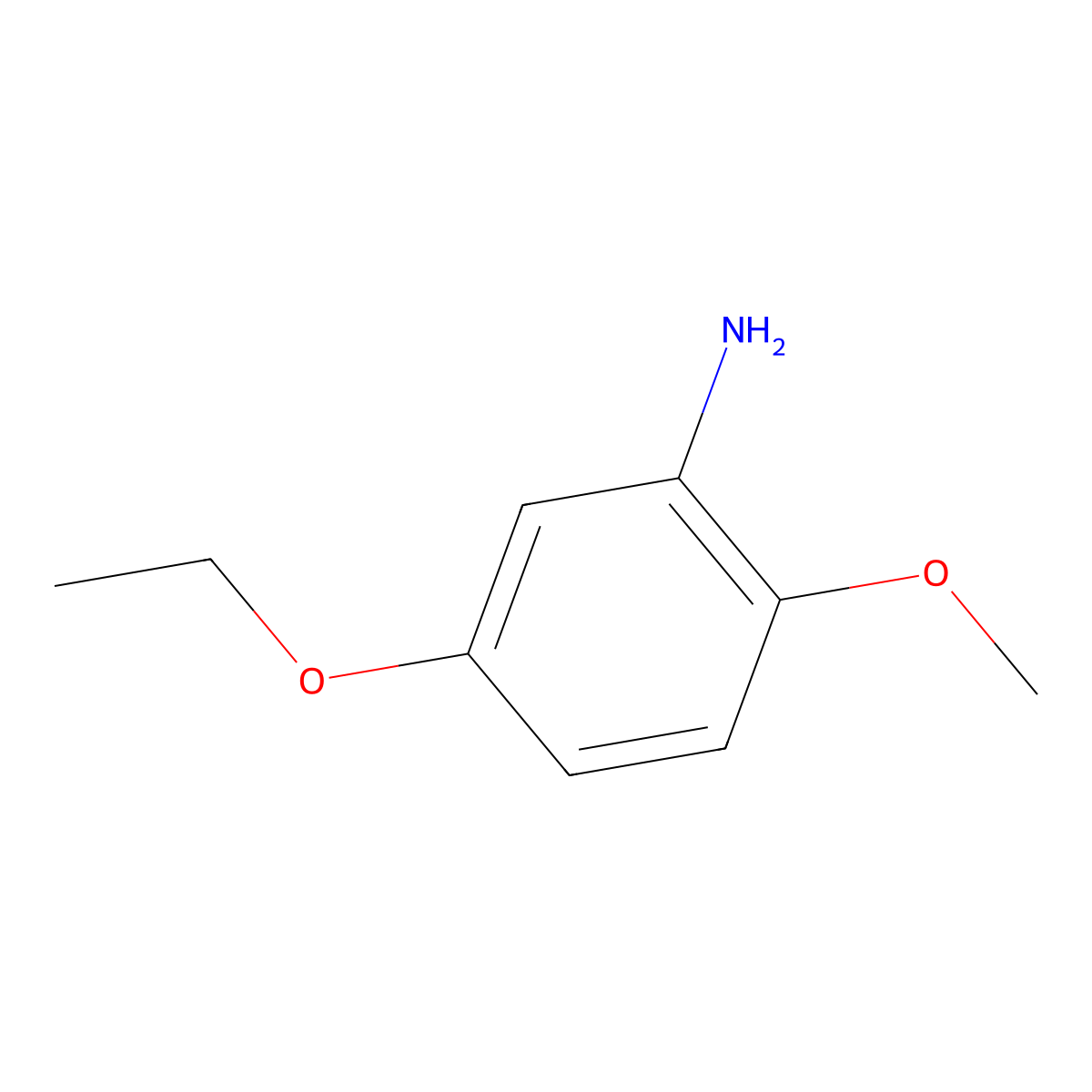5-Ethoxy-2-methoxyaniline molecular structure, CAS 120815-65-8