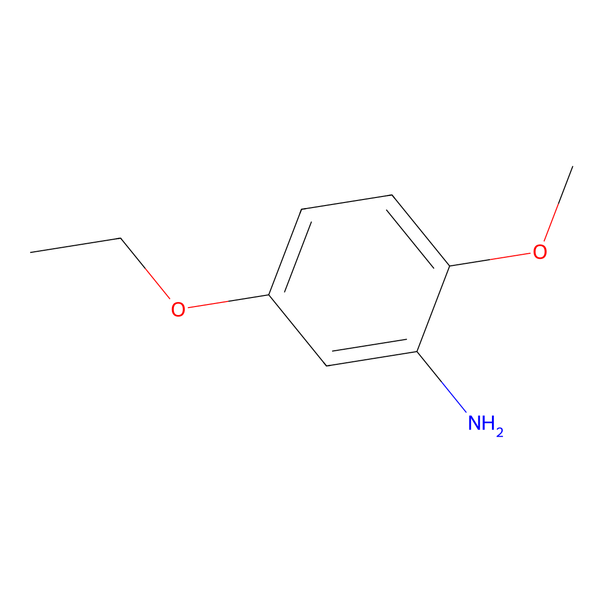 5-Ethoxy-2-methoxyaniline molecular structure, CAS 120815-65-8