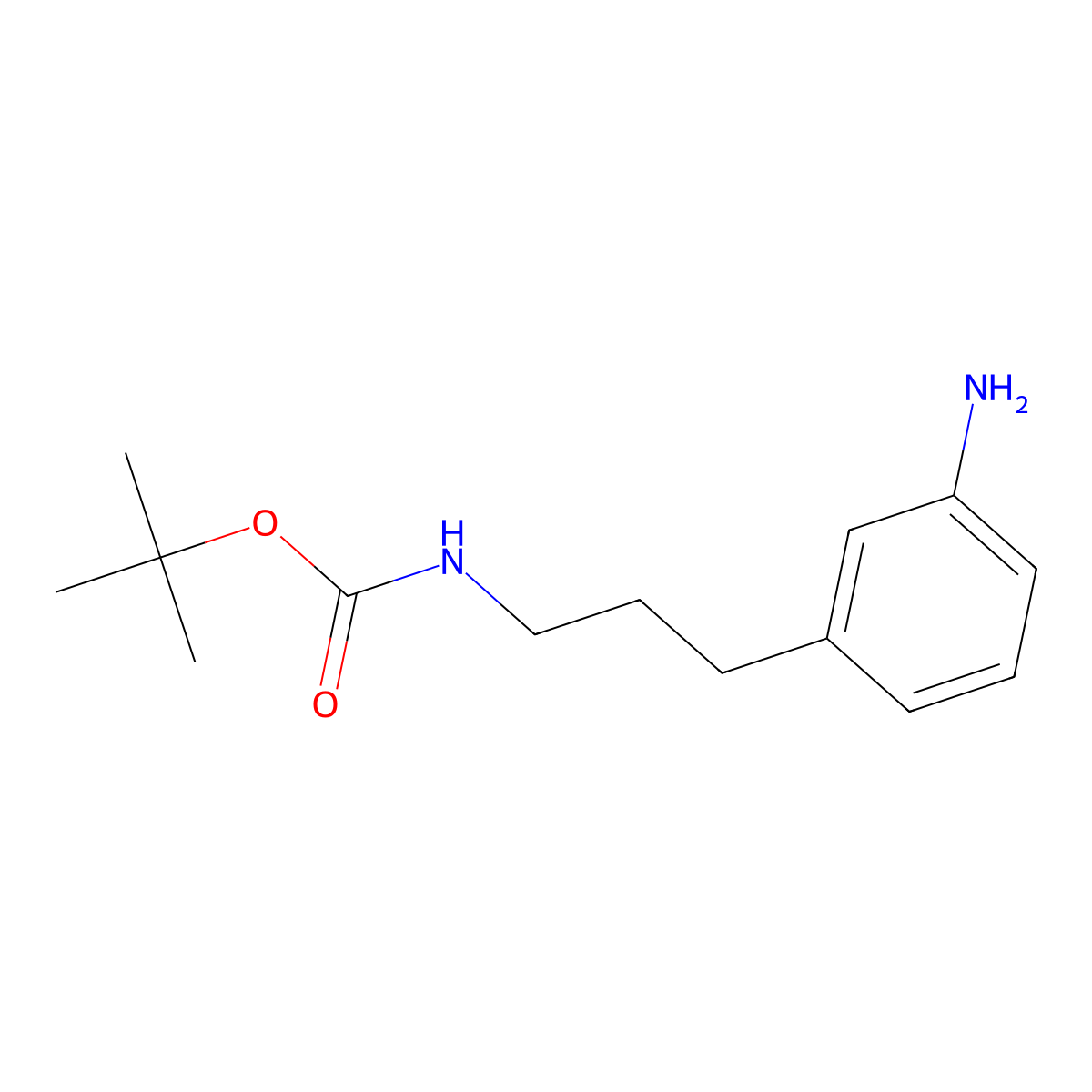 3-[3-(Boc-amino)propyl]aniline molecular structure, CAS 1208170-37-9