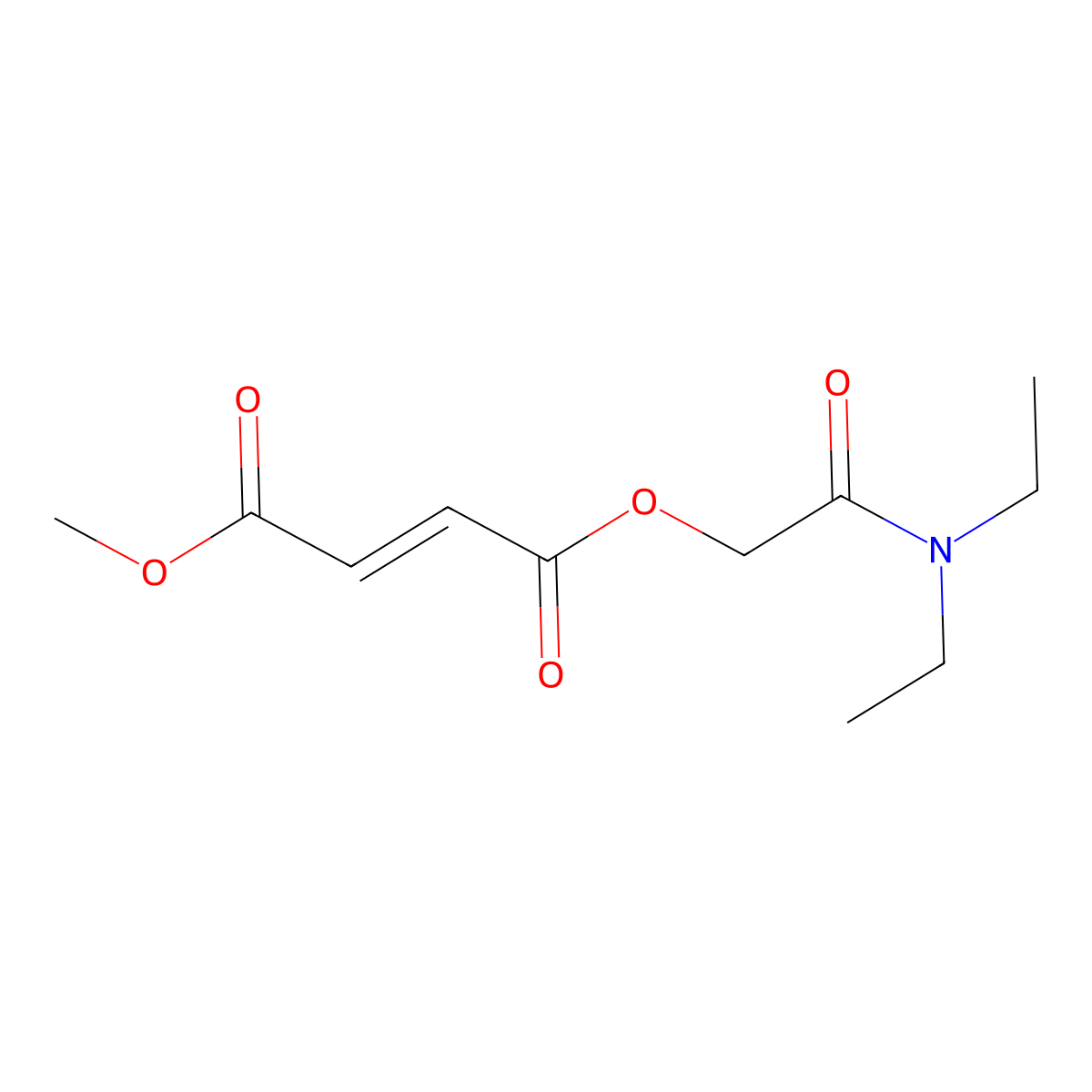 Tepilamide fumarate molecular structure, CAS 1208229-58-6