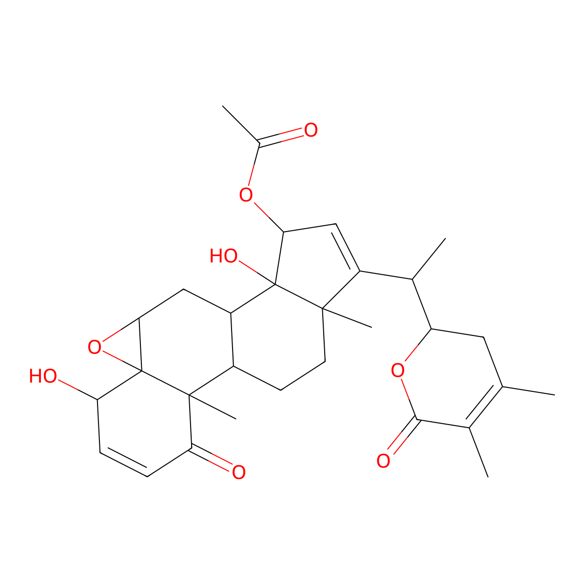 Withangulatin A molecular structure, CAS 120824-03-5