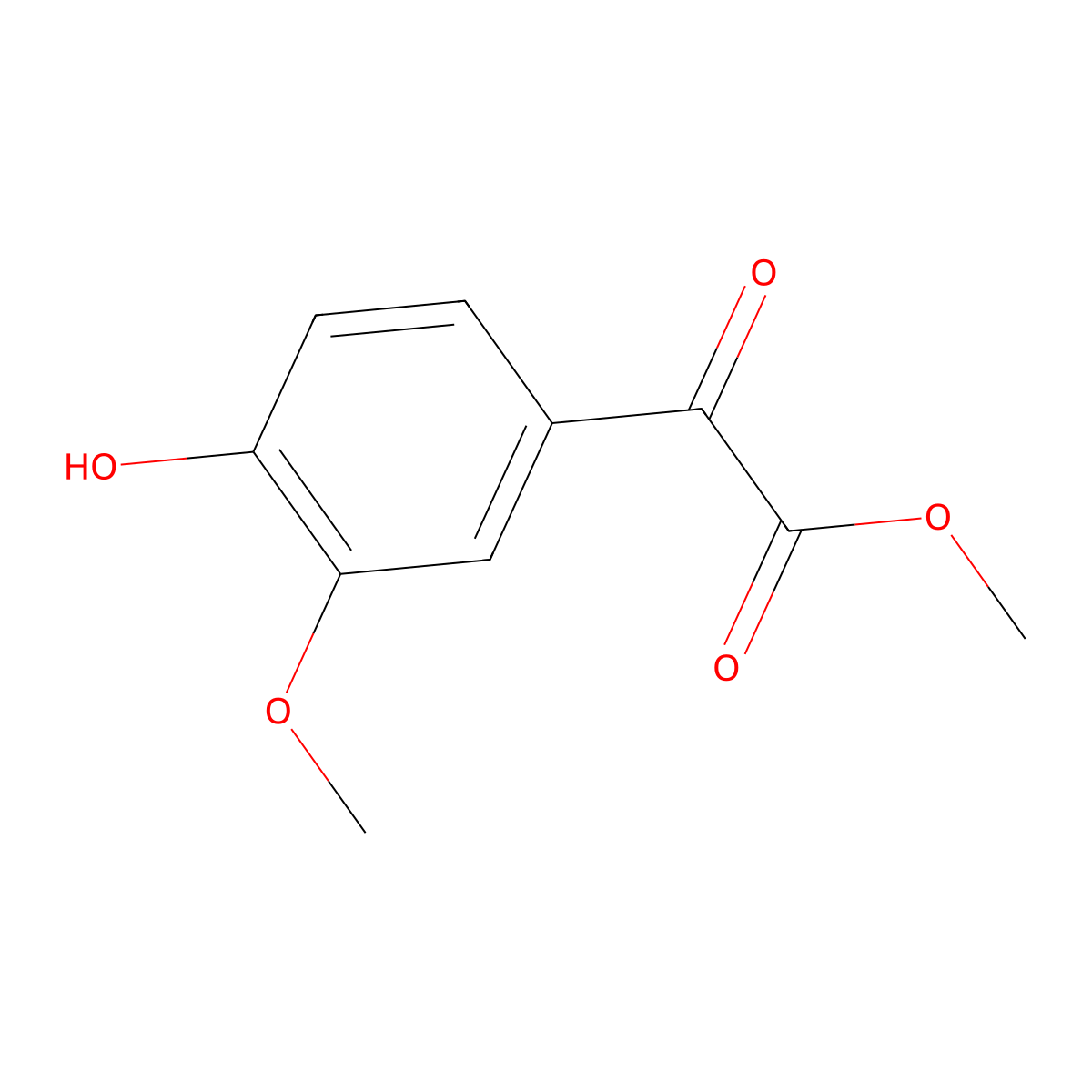 Carbomethoxyvanillin molecular structure, CAS 1208246-43-8