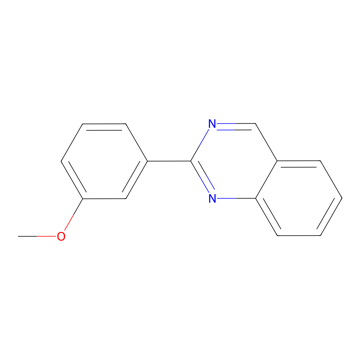 2-(3-Methoxyphenyl)quinazoline molecular structure, CAS 1208259-21-5
