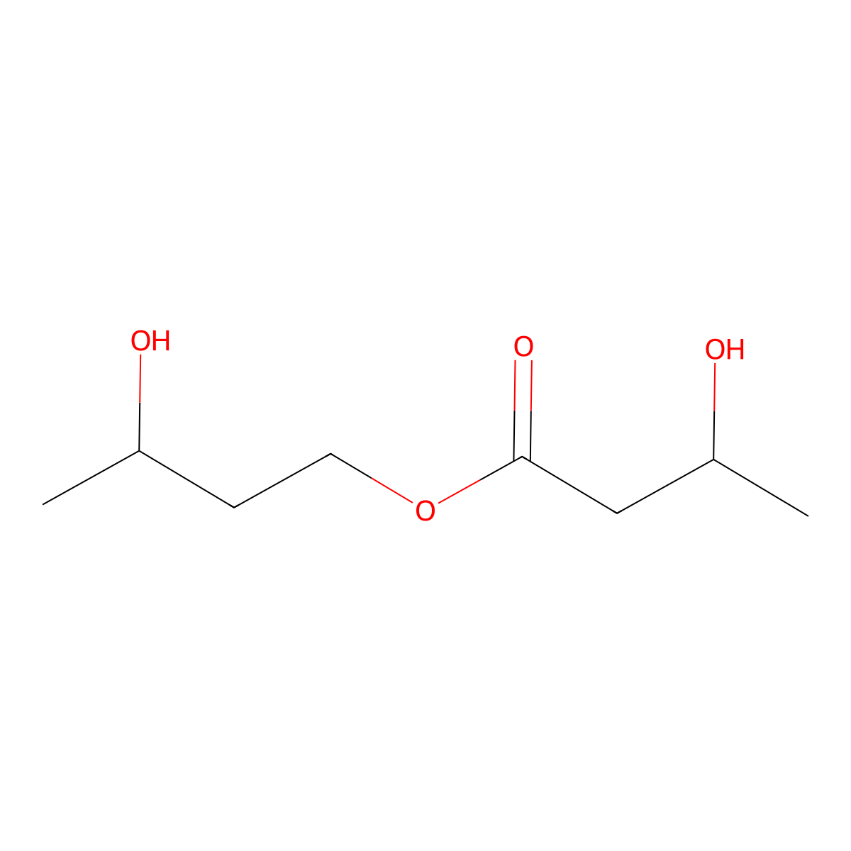 (3R)-3-Hydroxybutyl (3R)-3-hydroxybutanoate molecular structure, CAS 1208313-97-6