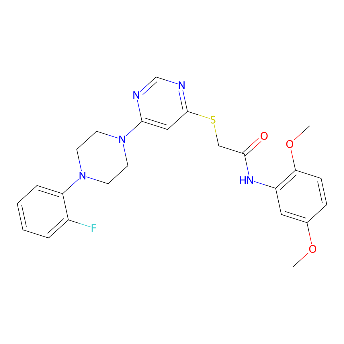 N-[5-(azepan-1-ylcarbonyl)-6-piperazin-1-ylpyridin-3-yl]-2-chlorobenzamide molecular structure, CAS 1208410-51-8