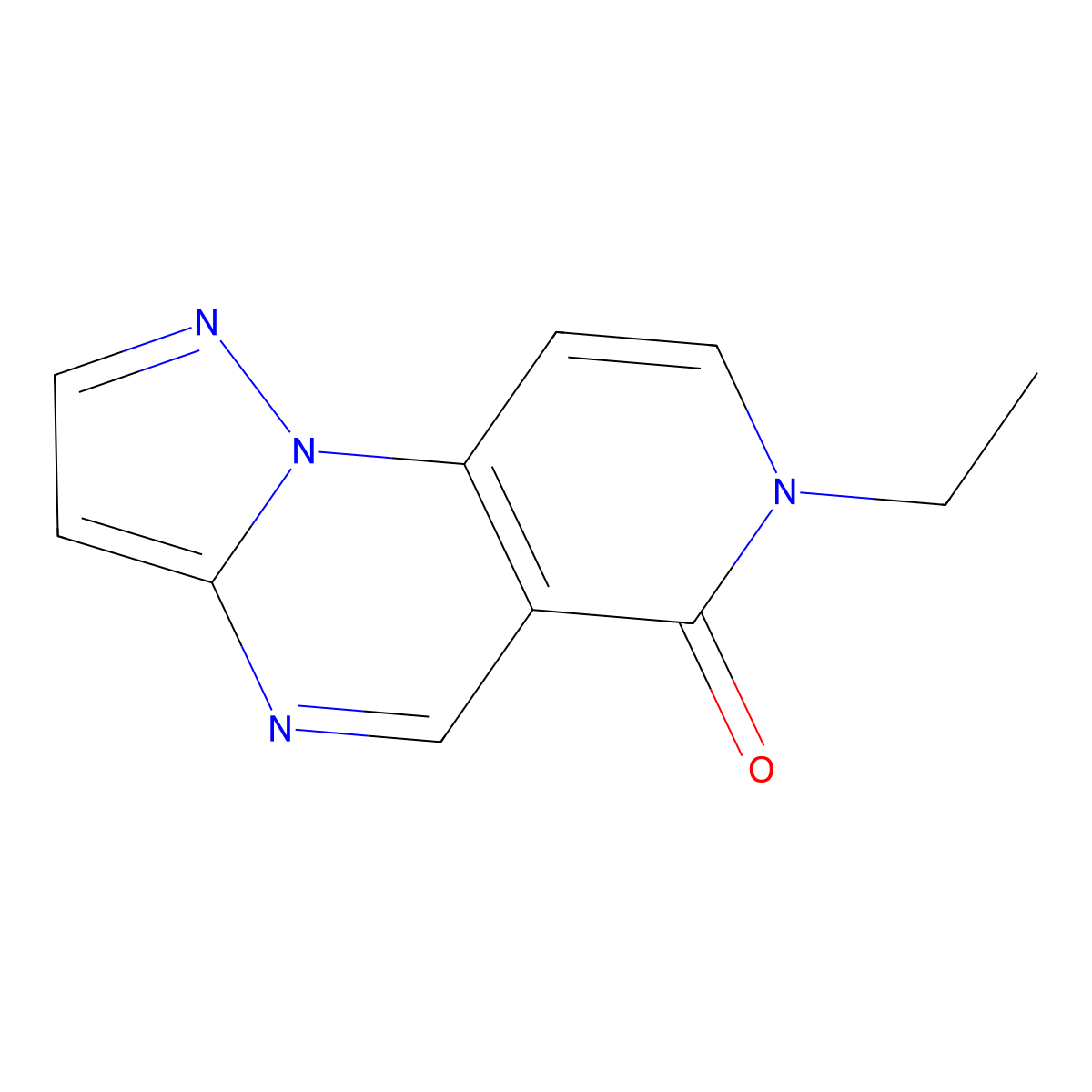 7-ethylpyrazolo[1,5-a]pyrido[3,4-e]pyrimidin-6(7H)-one molecular structure, CAS 1208418-63-6