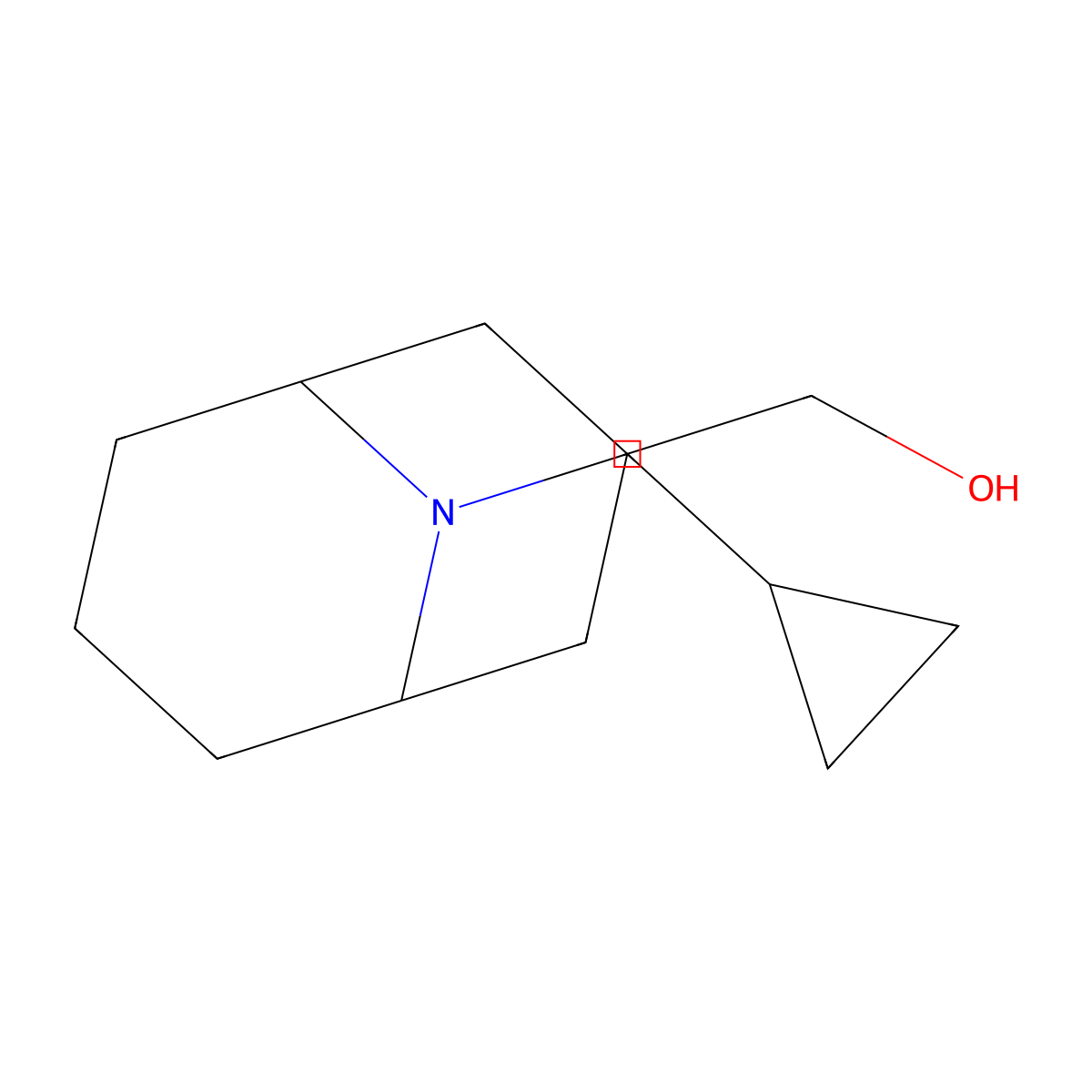 [9-(Cyclopropylmethyl)-9-azabicyclo[3.3.1]nonan-3-yl]methanol molecular structure, CAS 1208466-59-4