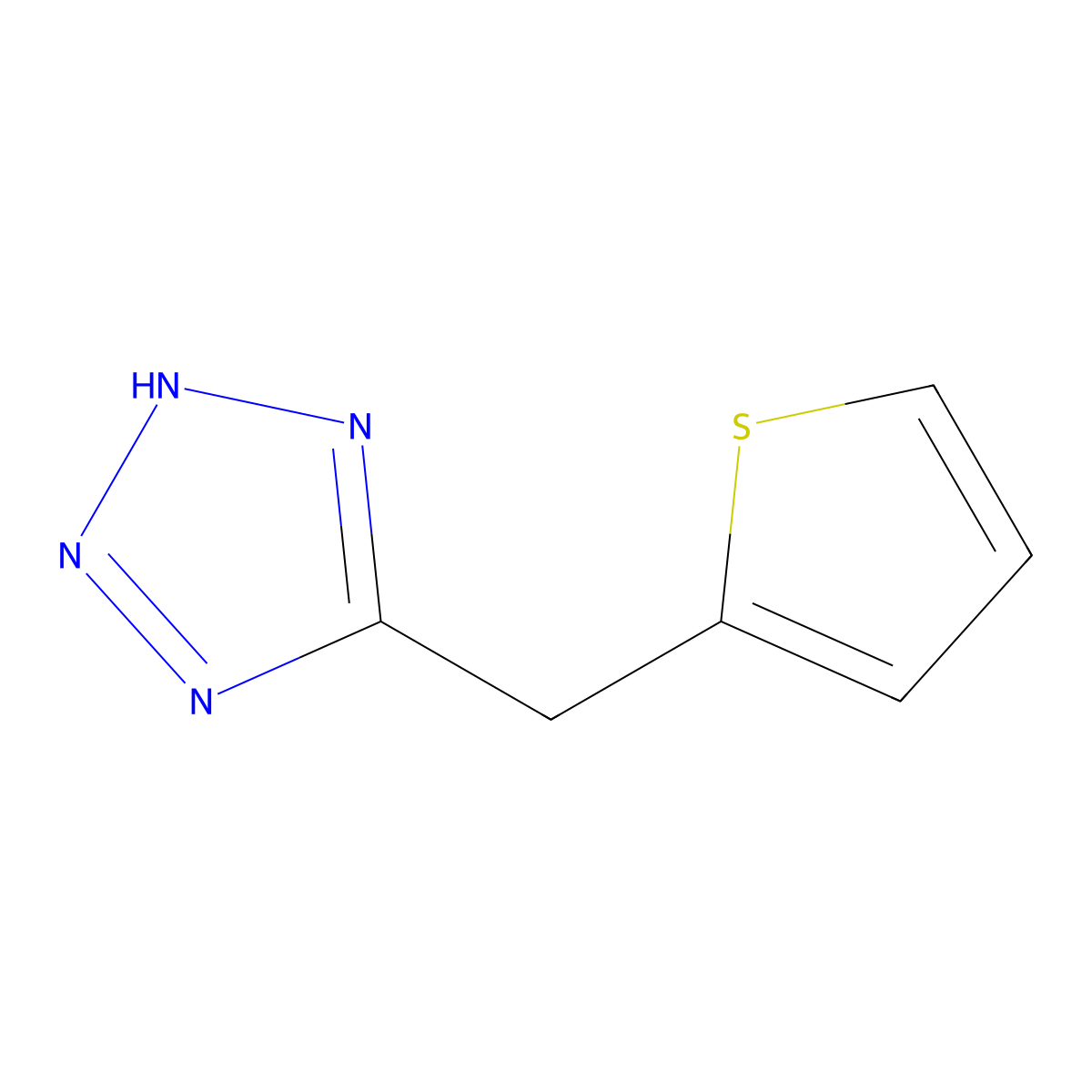 5-Thiophen-2-ylmethyl-2H-tetrazole molecular structure, CAS 120855-12-1