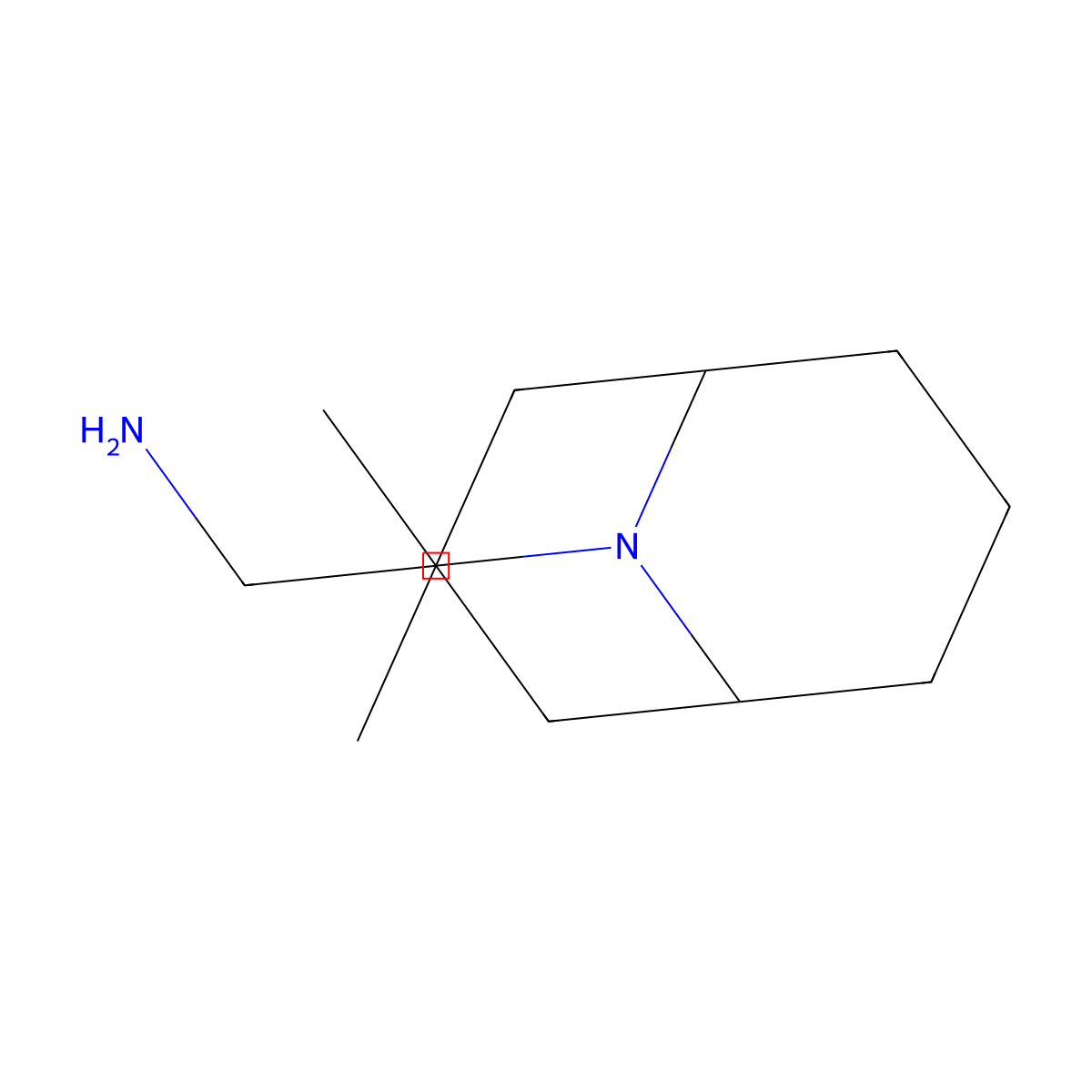 [9-(Propan-2-yl)-9-azabicyclo[3.3.1]nonan-3-yl]methanamine molecular structure, CAS 1208613-50-6