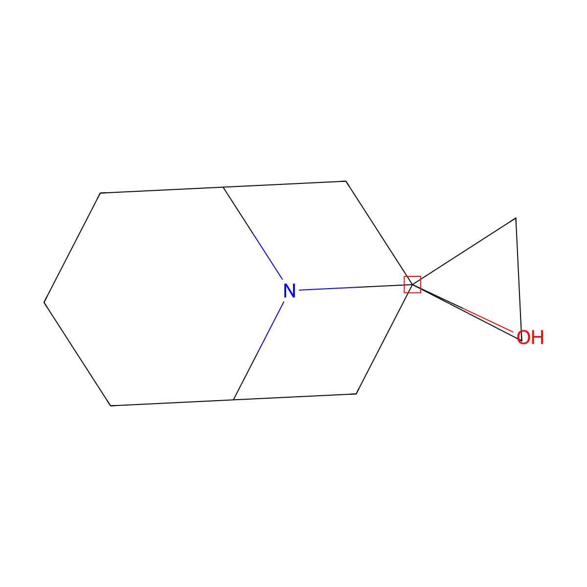 9-Cyclopropyl-9-azabicyclo[3.3.1]nonan-3-ol molecular structure, CAS 1208653-11-5