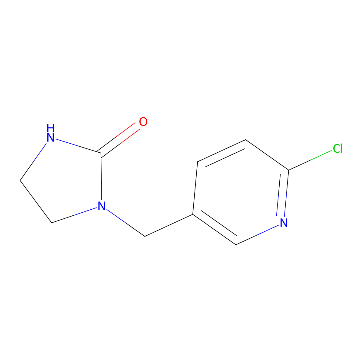 Imidacloprid urea molecular structure, CAS 120868-66-8