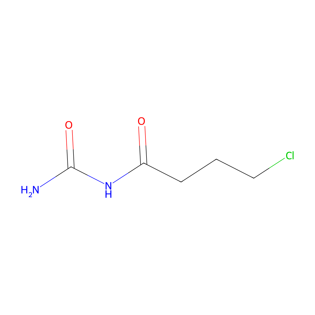 (4-Chlorobutanoyl)urea molecular structure, CAS 1208680-83-4