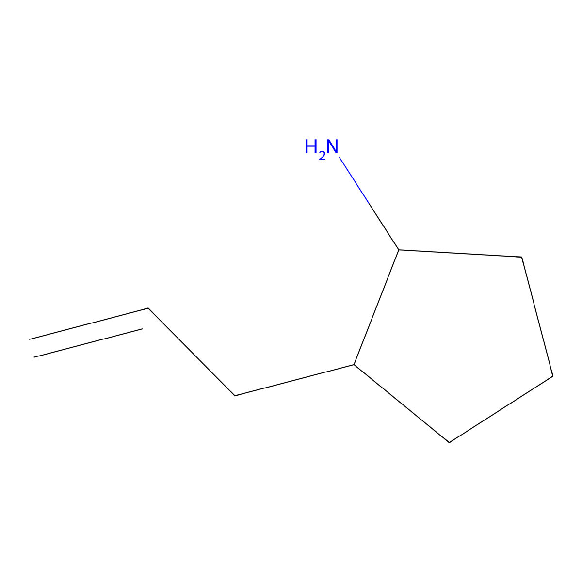 2-(Prop-2-en-1-yl)cyclopentan-1-amine molecular structure, CAS 120871-54-7