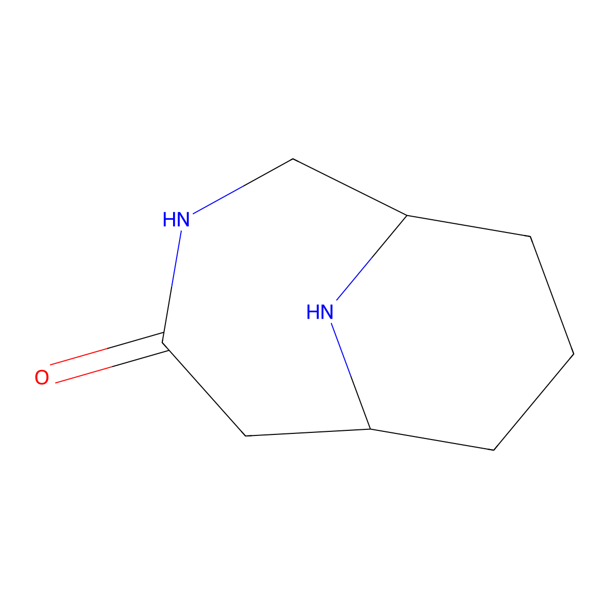3,10-Diazabicyclo[4.3.1]decan-4-one molecular structure, CAS 1208711-11-8