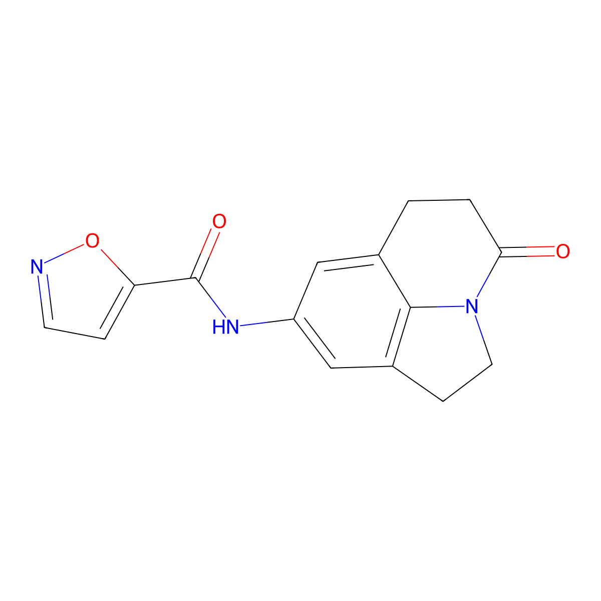N-{11-oxo-1-azatricyclo[6.3.1.0^{4,12}]dodeca-4(12),5,7-trien-6-yl}-1,2-oxazole-5-carboxamide molecular structure, CAS 1208781-19-4