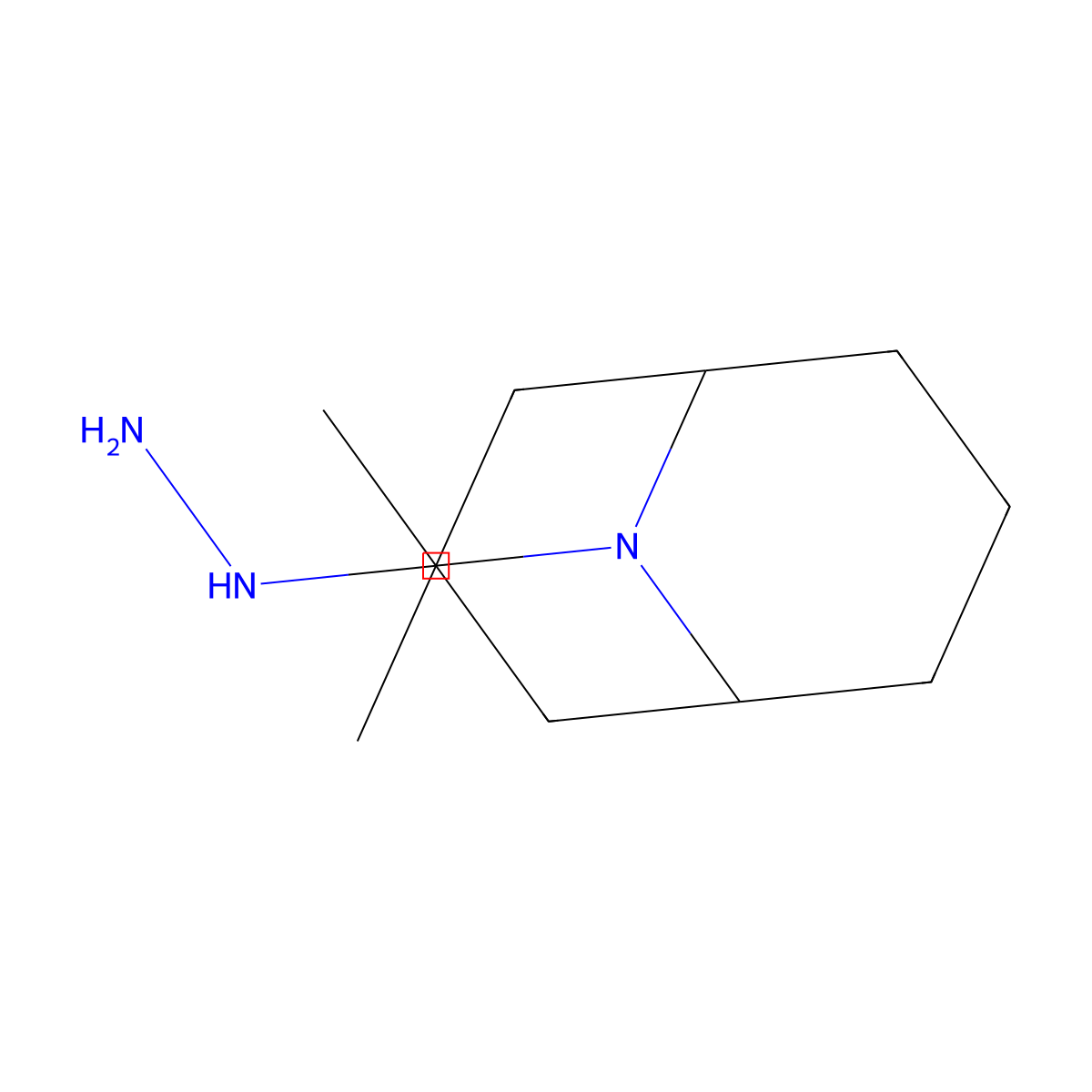 3-Hydrazinyl-9-(propan-2-yl)-9-azabicyclo[3.3.1]nonane molecular structure, CAS 1208906-68-6