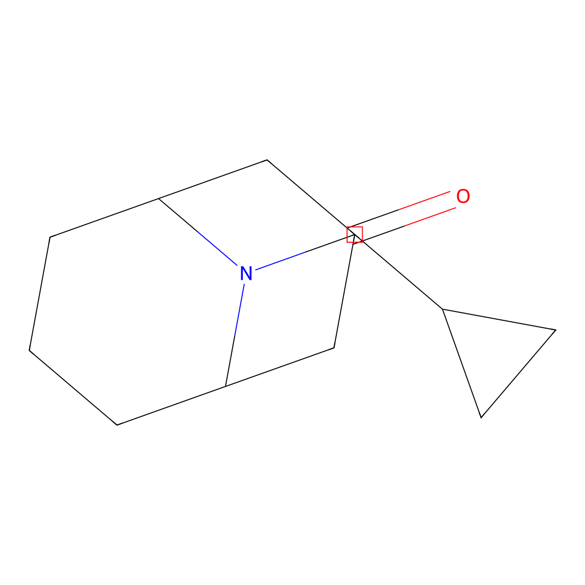 9-(Cyclopropylmethyl)-9-azabicyclo[3.3.1]nonan-3-one molecular structure, CAS 1208950-13-3