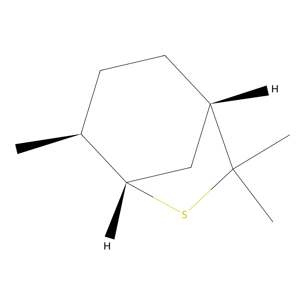 (1S,4S,5S)-4,7,7-Trimethyl-6-thiabicyclo[3.2.1]octane molecular structure, CAS 1208985-45-8