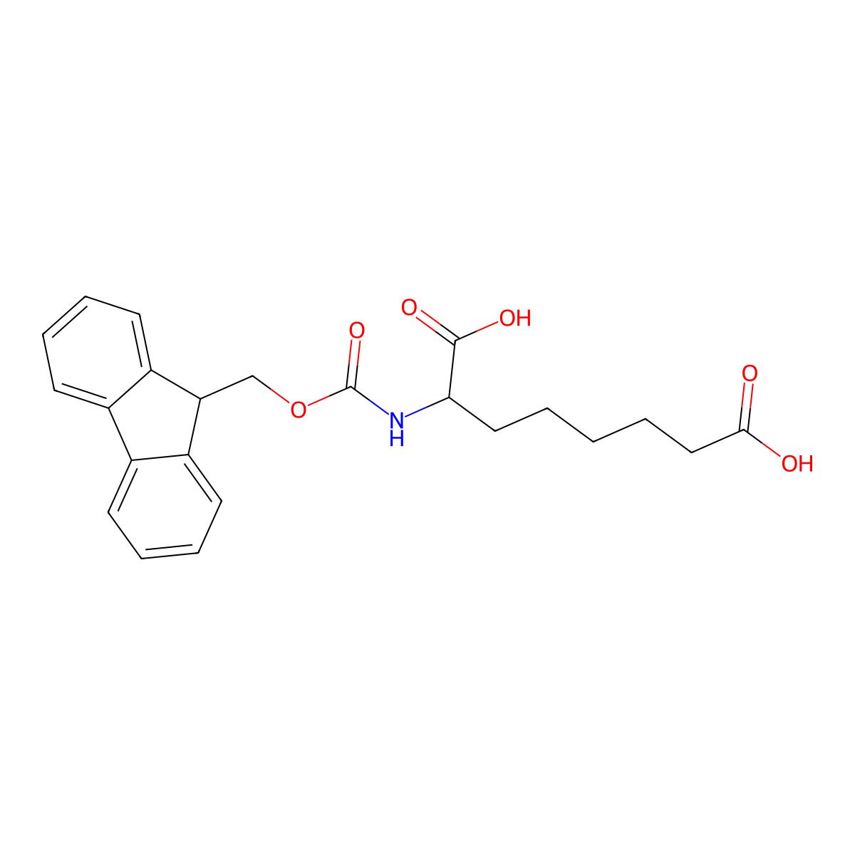 Fmoc-DL-asu-oh molecular structure, CAS 1208999-99-8