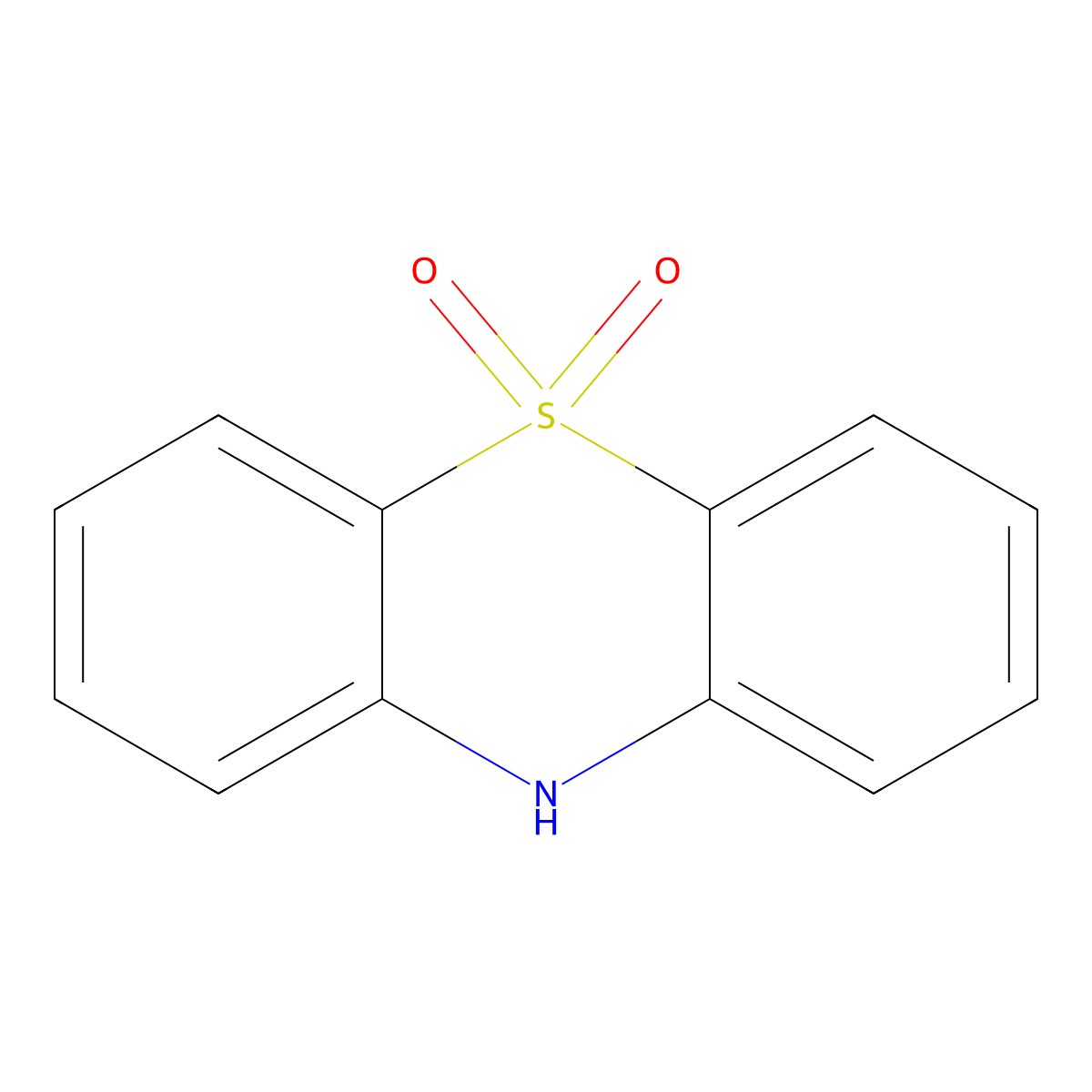 Phenothiazine 5,5-dioxide molecular structure, CAS 1209-66-1