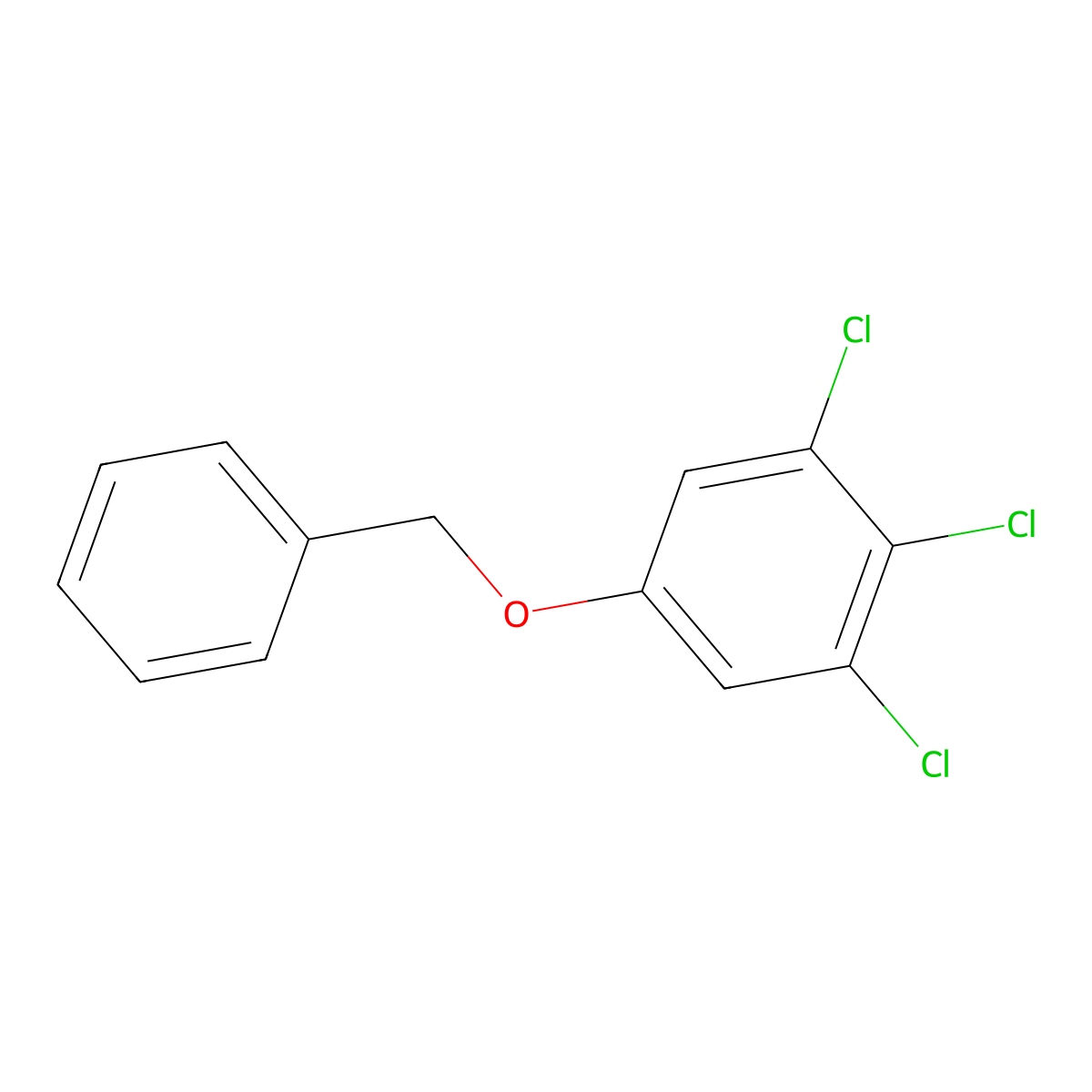 1,2,3-Trichloro-5-(phenylmethoxy)benzene molecular structure, CAS 120901-84-0
