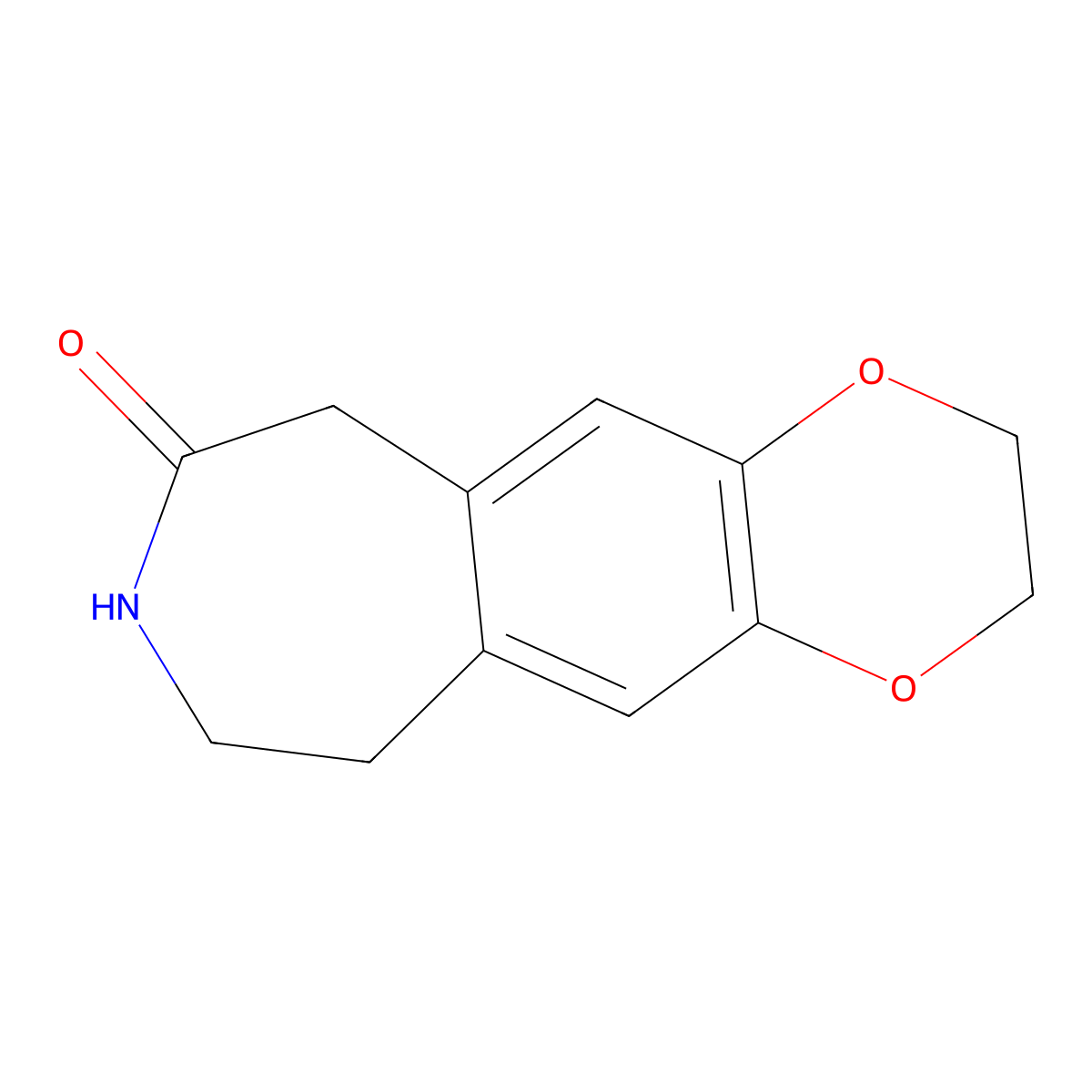 4,7-Dioxa-13-azatricyclo[8.5.0.0^{3,8}]pentadeca-1(10),2,8-trien-12-one molecular structure, CAS 1209081-98-0