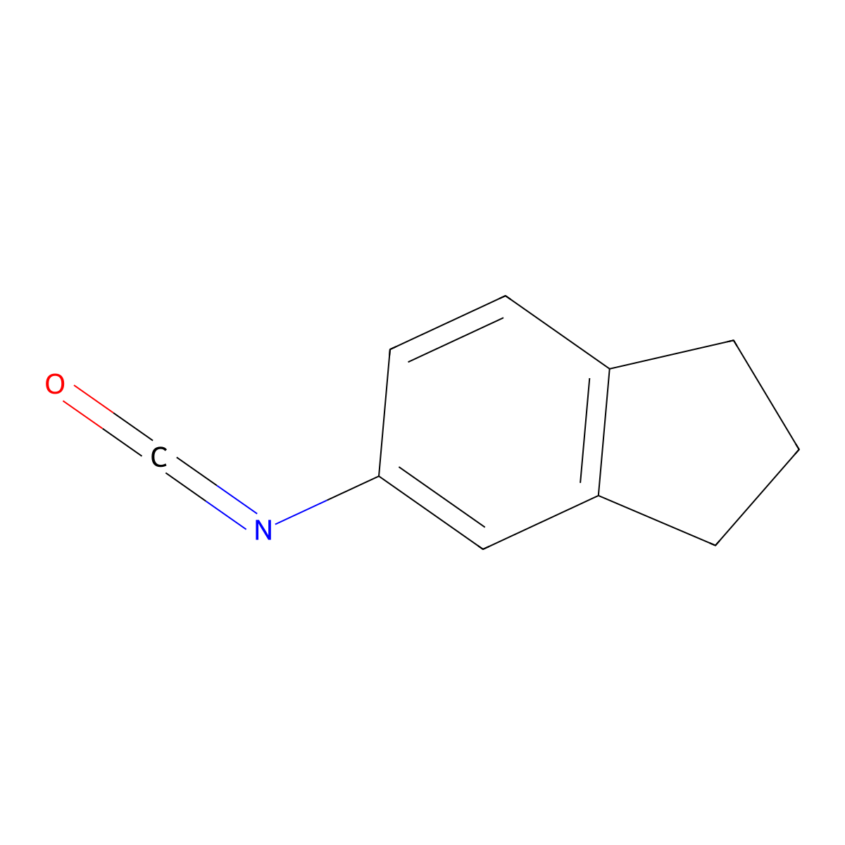 5-Indanyl isocyanate molecular structure, CAS 120912-37-0