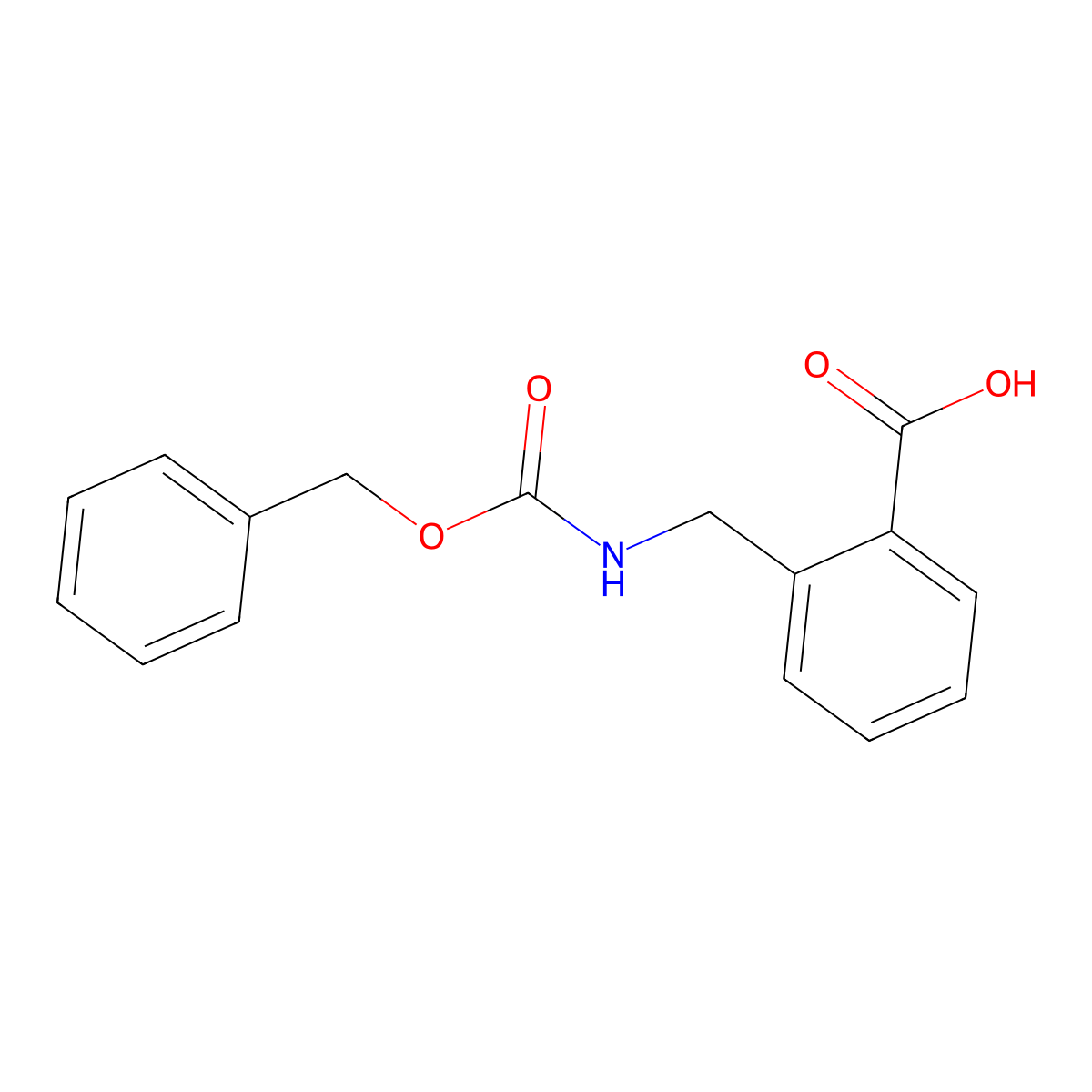 [2-(Cbz-amino)methyl]-benzoic acid molecular structure, CAS 120916-49-6
