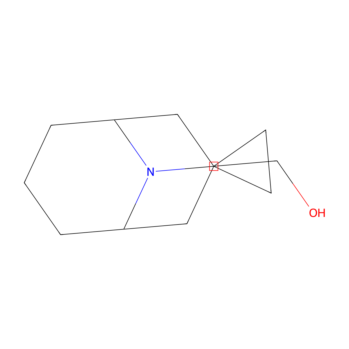 {9-Cyclopropyl-9-azabicyclo[3.3.1]nonan-3-yl}methanol molecular structure, CAS 1209190-43-1