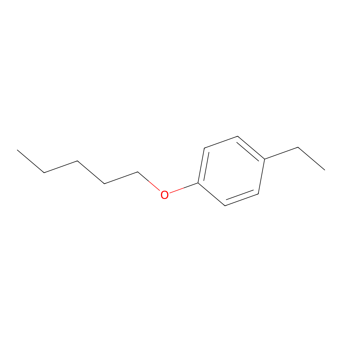 1-Ethyl-4-(pentyloxy)benzene molecular structure, CAS 1209228-43-2