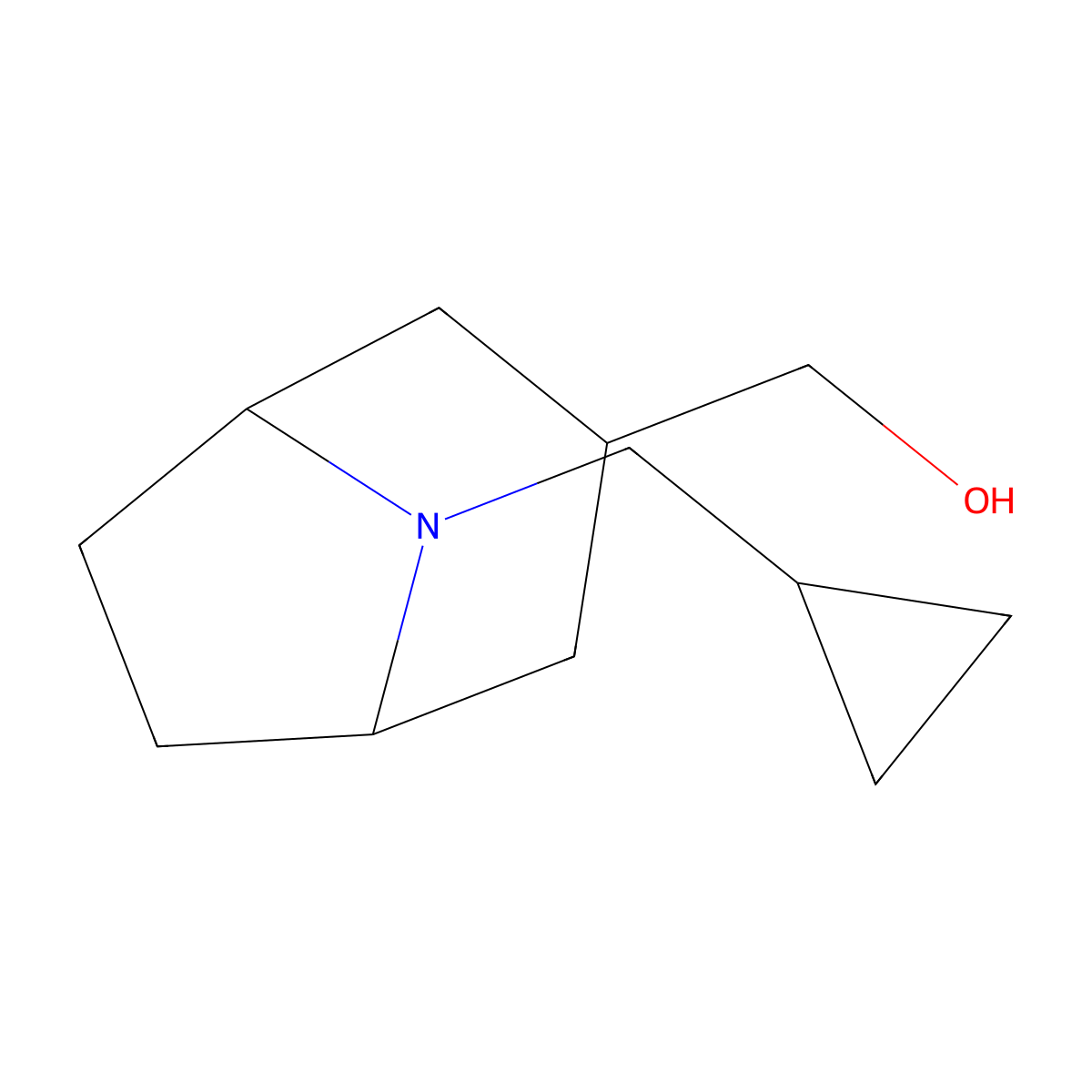 [8-(Cyclopropylmethyl)-8-azabicyclo[3.2.1]octan-3-yl]methanol molecular structure, CAS 1209234-06-9
