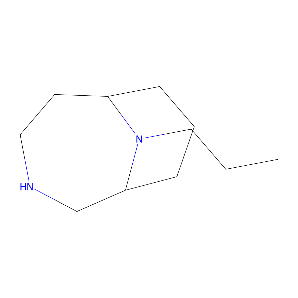 10-Propyl-3,10-diazabicyclo[4.3.1]decane molecular structure, CAS 1209240-02-7