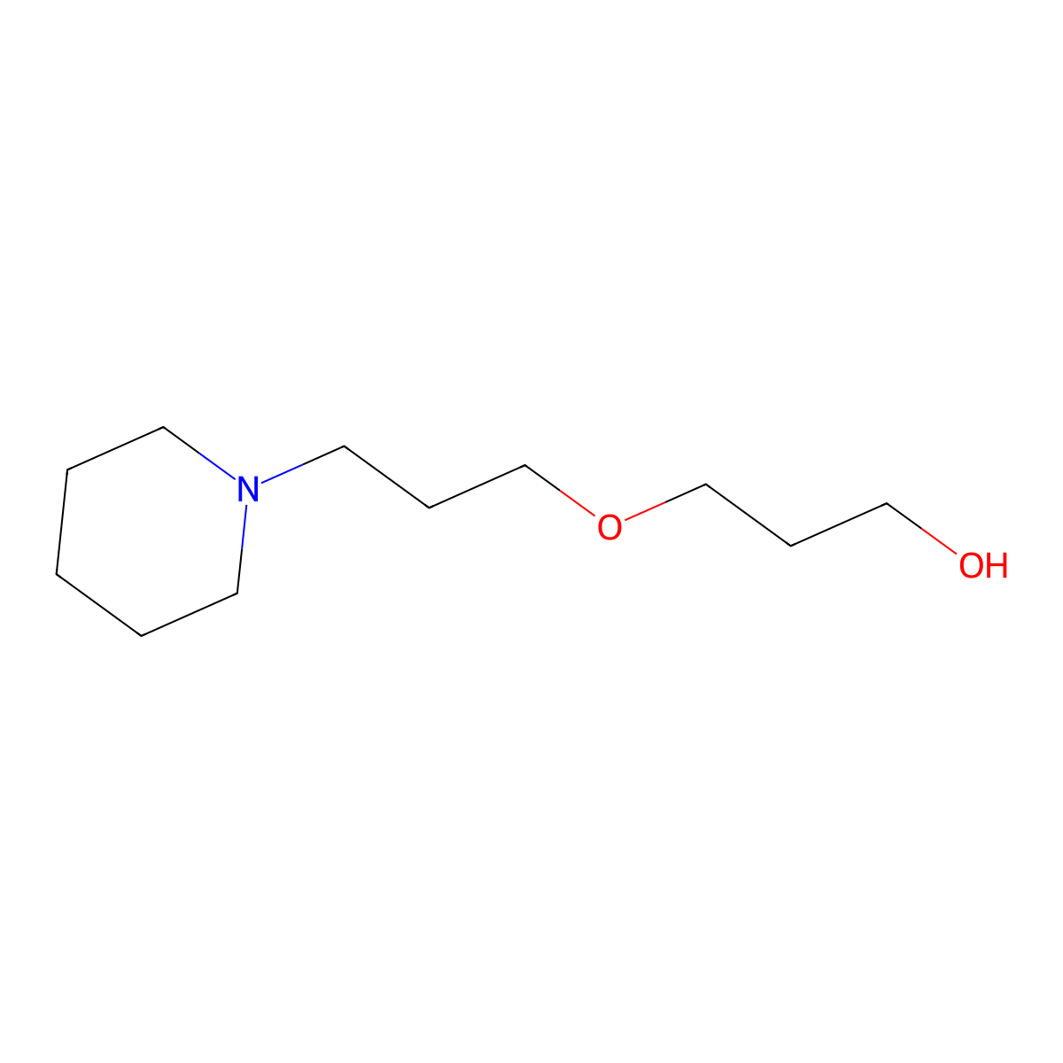 3-(3-(Piperidin-1-yl)propoxy)propan-1-ol molecular structure, CAS 1209368-89-7