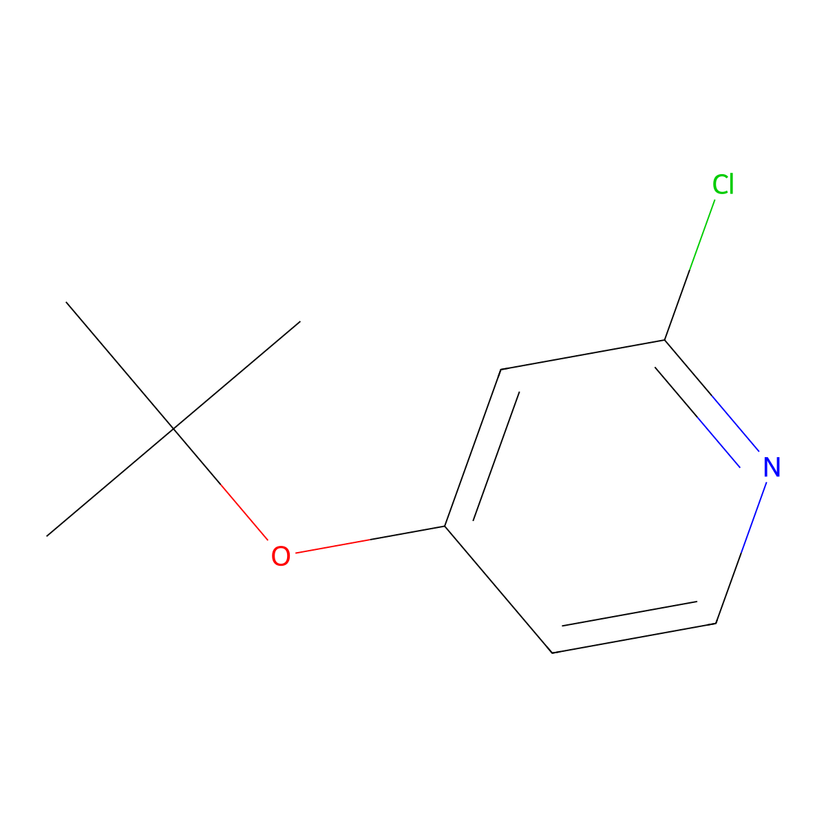 4-(Tert-butoxy)-2-chloropyridine molecular structure, CAS 1209458-59-2