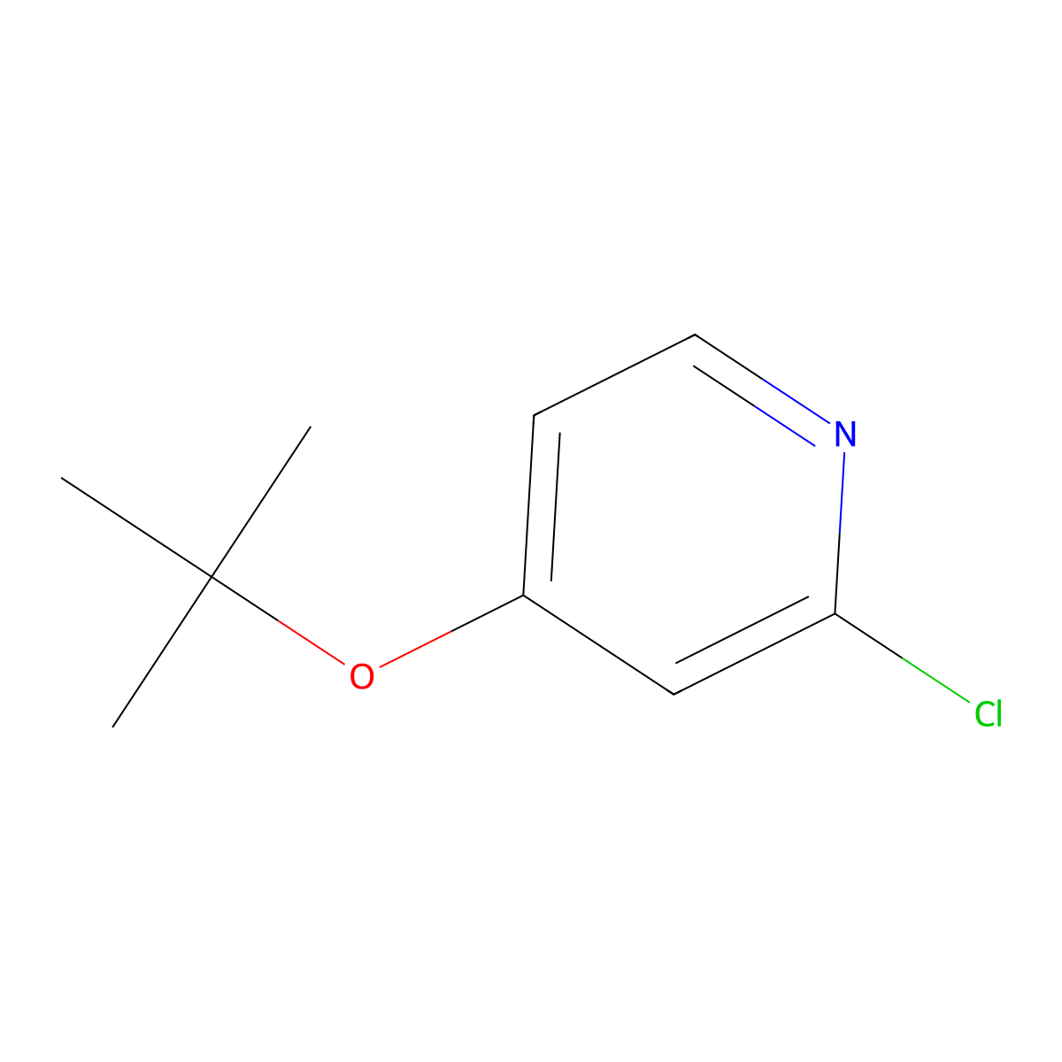 4-(Tert-butoxy)-2-chloropyridine molecular structure, CAS 1209458-59-2