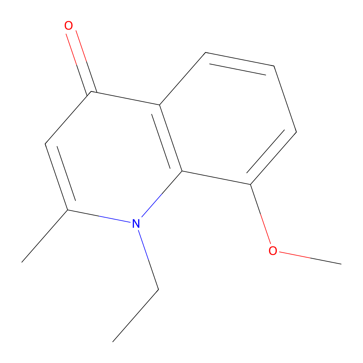 1-Ethyl-8-methoxy-2-methylquinolin-4(1H)-one molecular structure, CAS 1209461-77-7