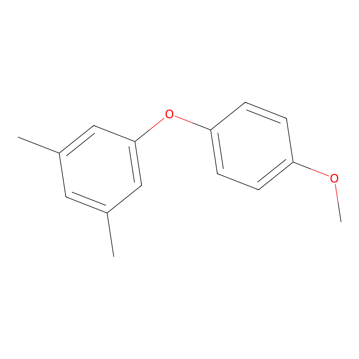 1-(4-Methoxyphenoxy)-3,5-dimethylbenzene molecular structure, CAS 120957-65-5