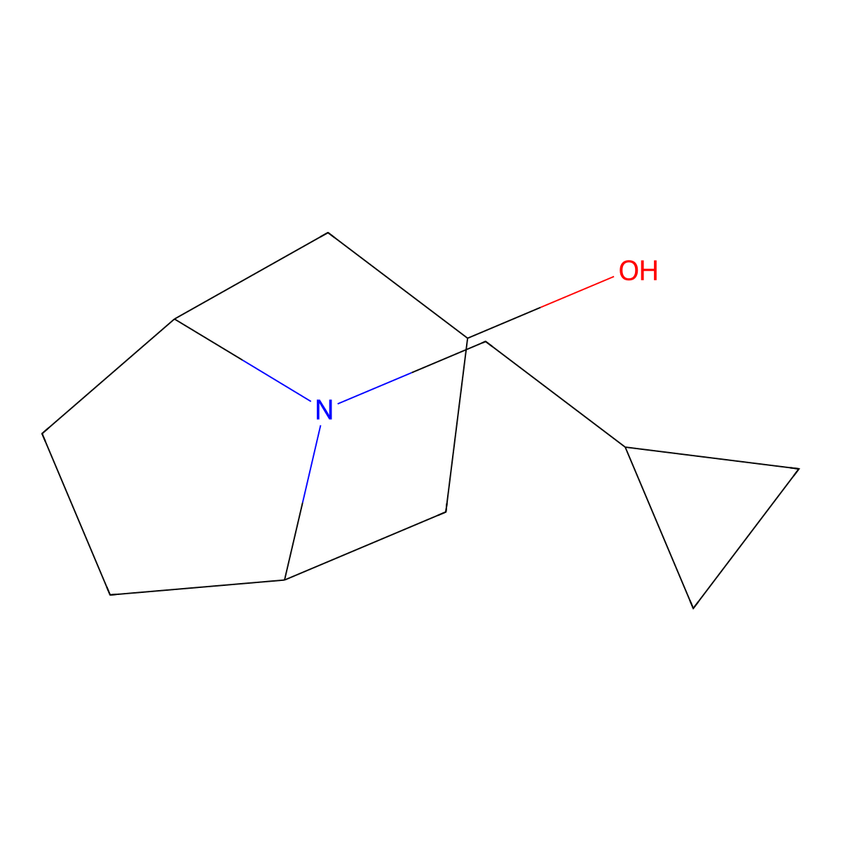 8-(Cyclopropylmethyl)-8-azabicyclo[3.2.1]octan-3-ol molecular structure, CAS 1209791-69-4