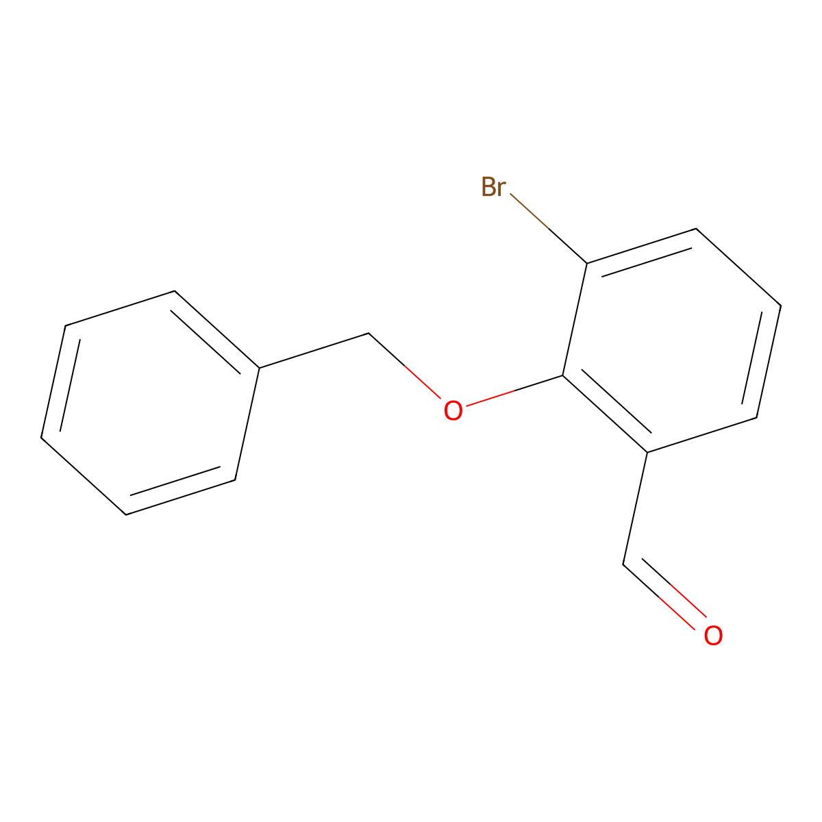 2-(Benzyloxy)-3-bromobenzaldehyde molecular structure, CAS 120980-85-0