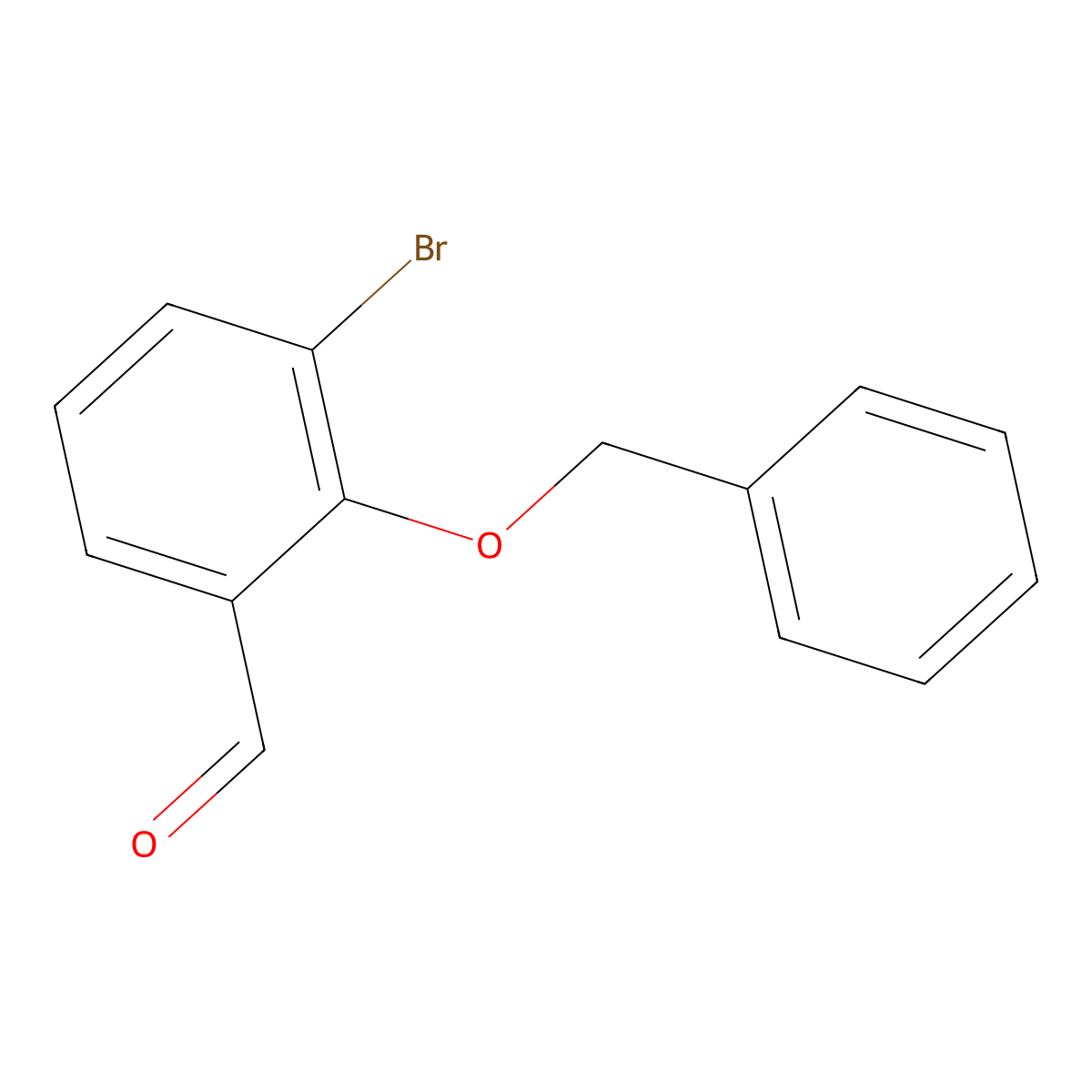 2-(Benzyloxy)-3-bromobenzaldehyde molecular structure, CAS 120980-85-0