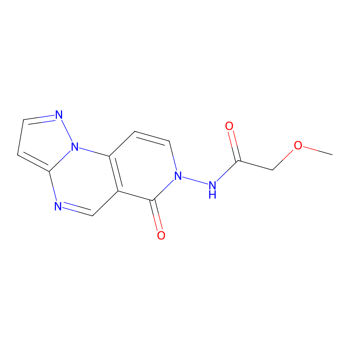 2-methoxy-N-(6-oxopyrazolo[1,5-a]pyrido[3,4-e]pyrimidin-7(6H)-yl)acetamide molecular structure, CAS 1209836-10-1