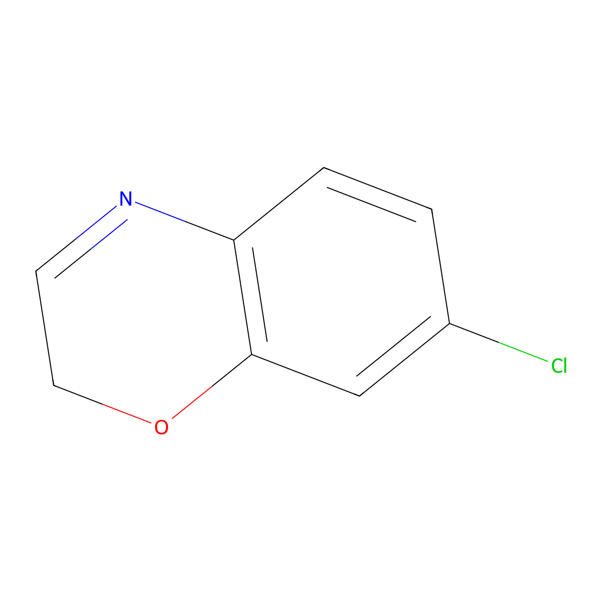 7-Chloro-2H-benzo[b][1,4]oxazine molecular structure, CAS 1209893-43-5