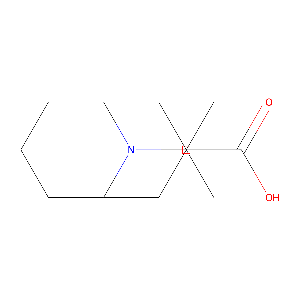 9-(Propan-2-yl)-9-azabicyclo[3.3.1]nonane-3-carboxylic acid molecular structure, CAS 1209931-29-2