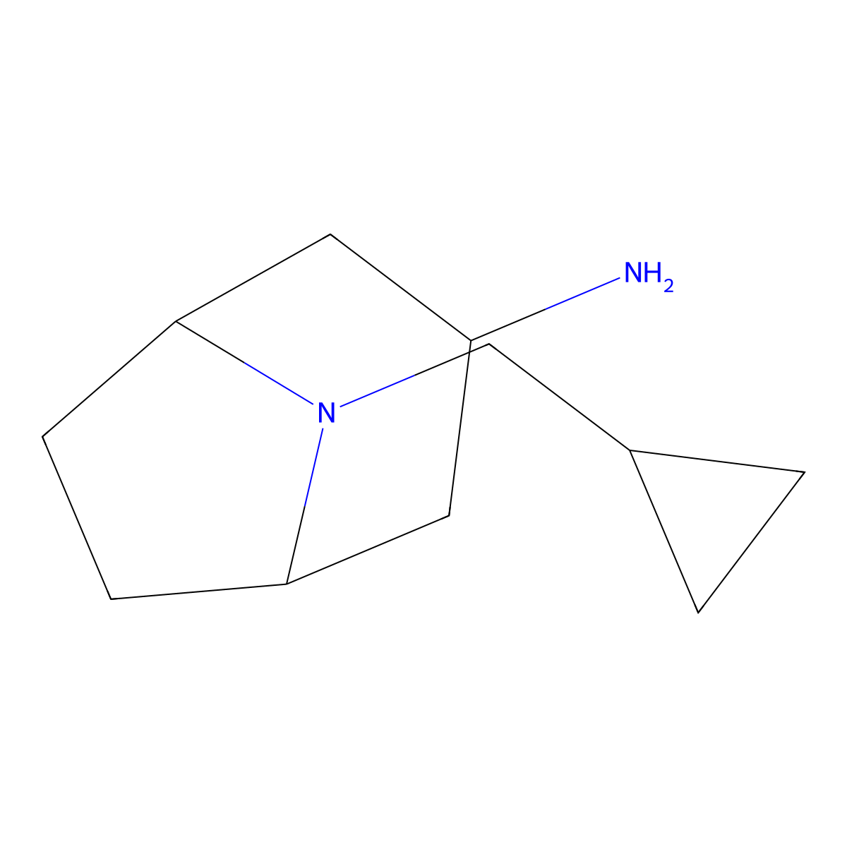 8-(Cyclopropylmethyl)-8-azabicyclo[3.2.1]octan-3-amine molecular structure, CAS 1209993-18-9